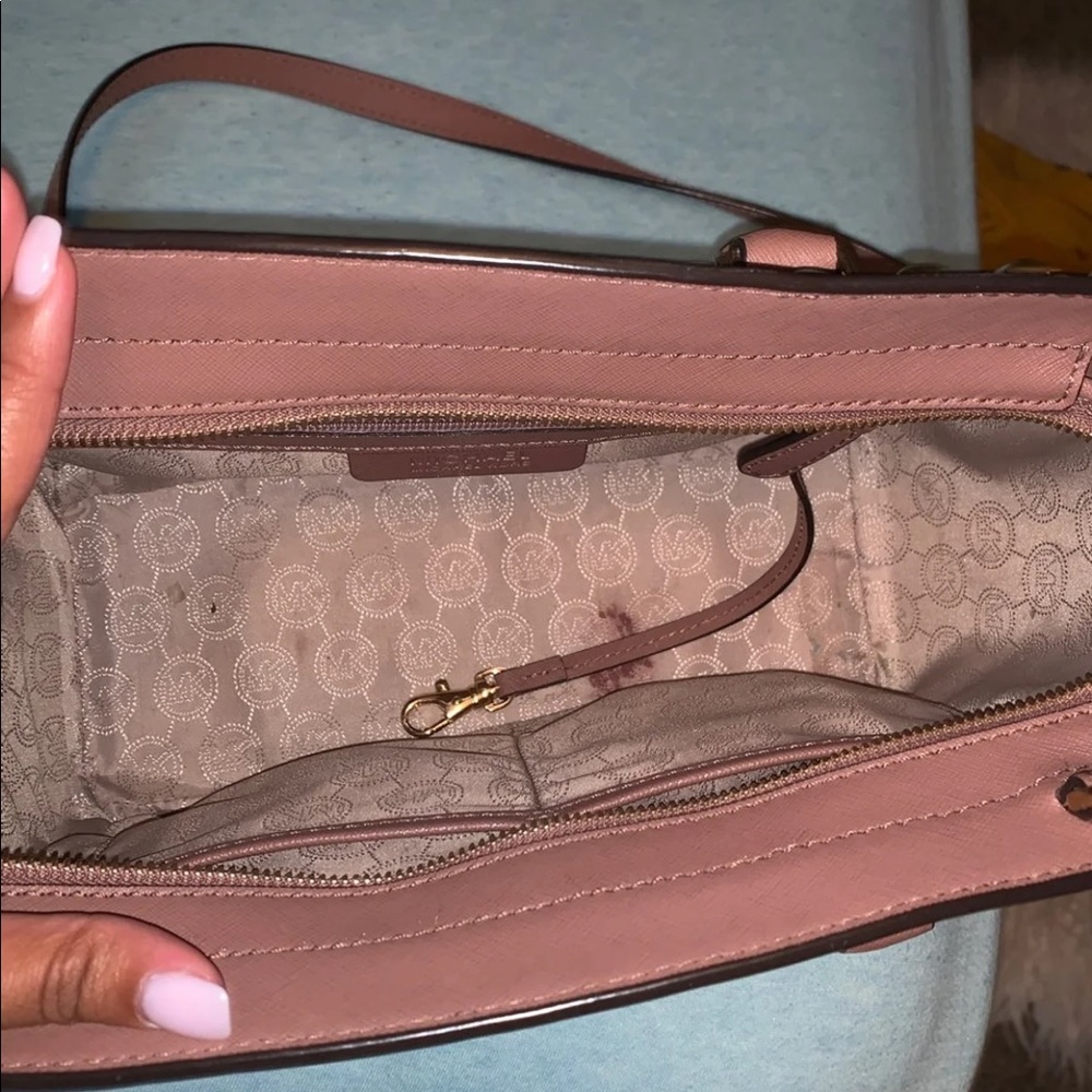 Mauve Michael Kors Crossbody Purse - Picture 3 of 4